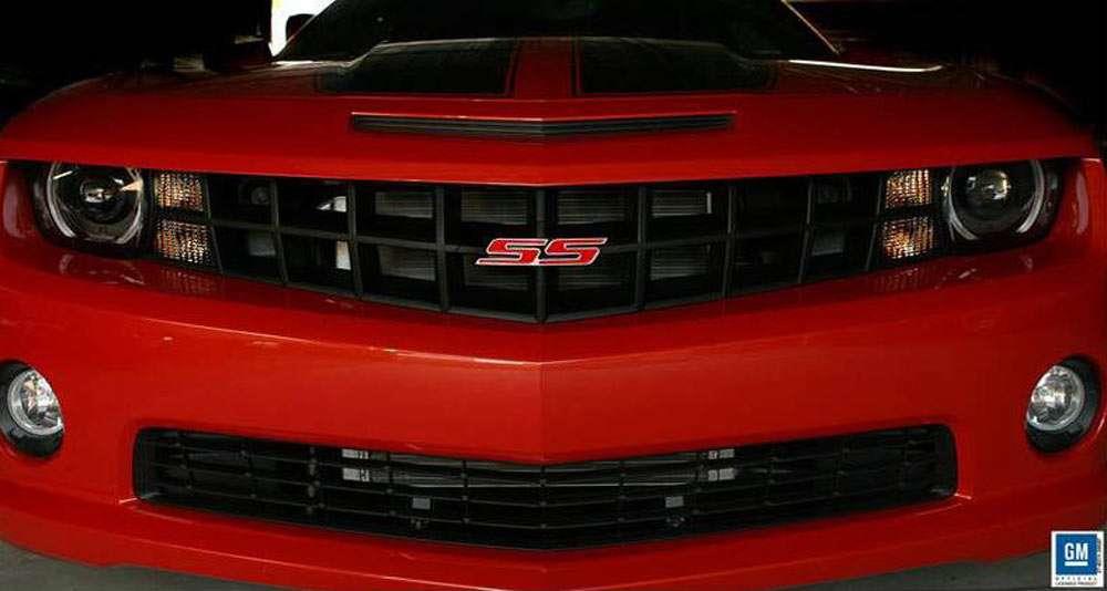 Grille Emblem,Plshd/Red,10-13