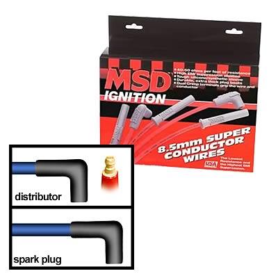 spark plug wire set, 8.5mm, black