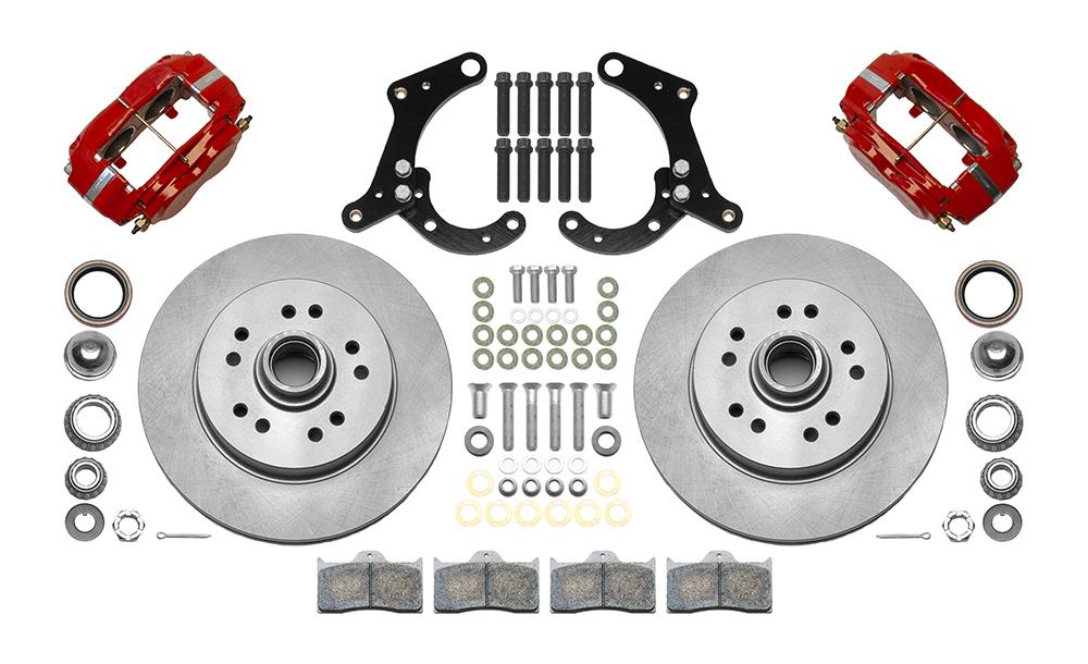 disc brake kit, front, red