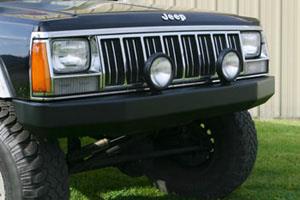 Bumper Front Black with D-rings
