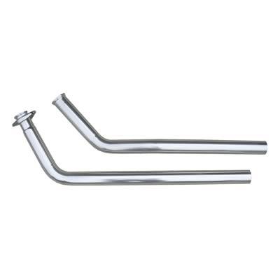 Exhaust Downpipes, Stainless Steel, Natural, 2.5 in. Diameter, 2-bolt