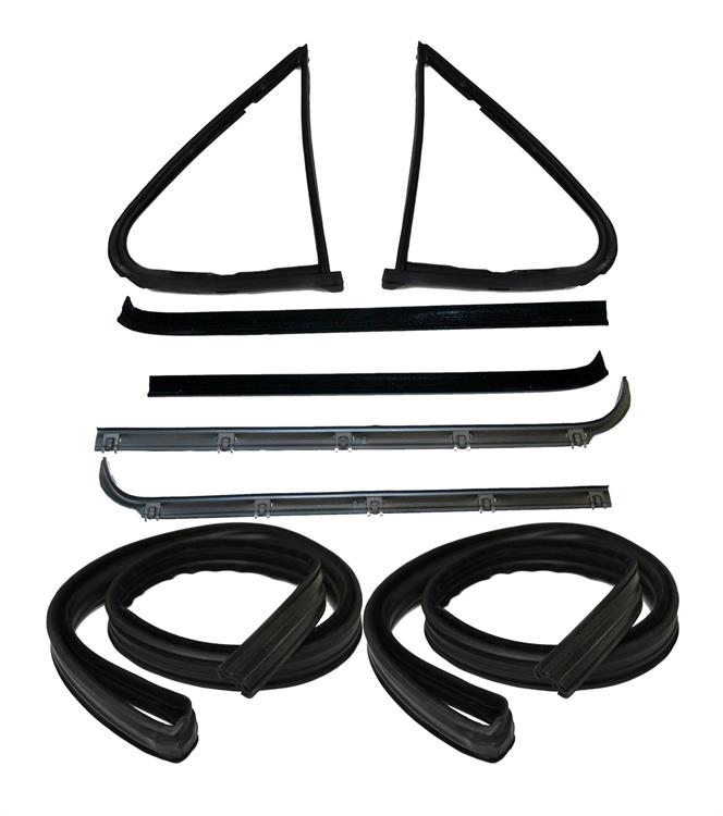 FC-KF4922 - 8 pc Belt Weatherstrip, Vent Window Seal,Window Channel Kit - Front Driver Side and Passenger Side