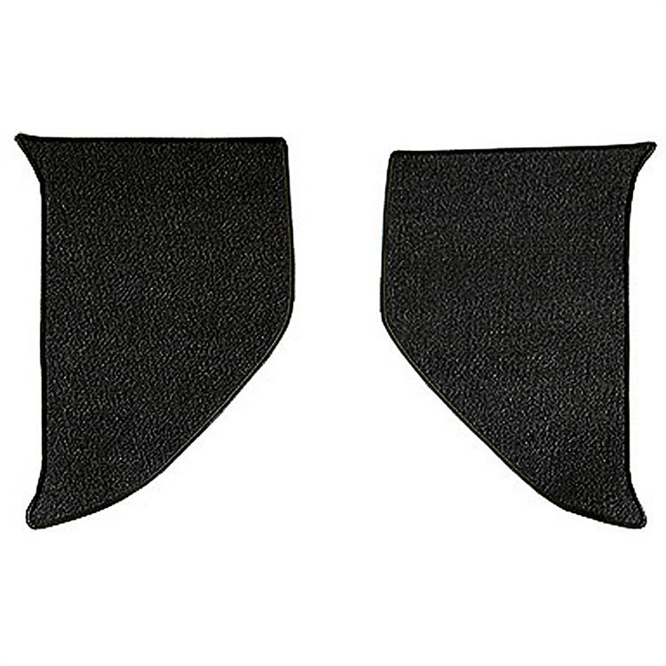 1960-63 Chevrolet/GMC Truck	 Carpet Kick Panel Inserts	 w/o Cardboard Backing	 Loop	 Black