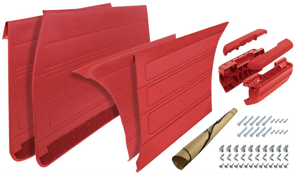 Door Panel Kit, Red