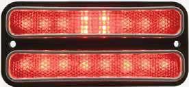 Side Marker,Rear,Red,LED,68-72