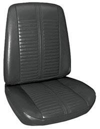 Seat Upholstery, 1967 Catalina 2+2, Front Buckets