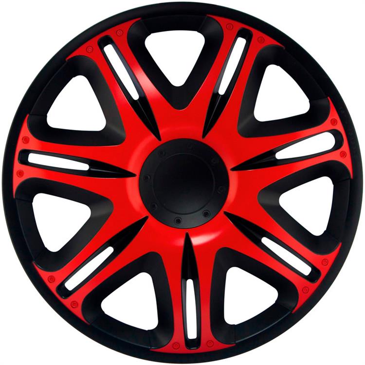 Set J-Tec wheel covers Nascar 16-inch black/red
