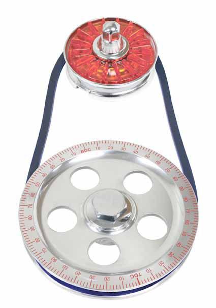Pulley Kit Standard Size with Hole Red
