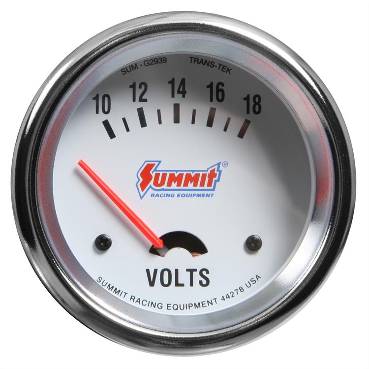 Voltmeter, 67mm, 10-18 V, electric