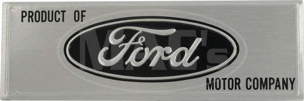 Scuff Plate Emblem, Ford Script Exactly As Original