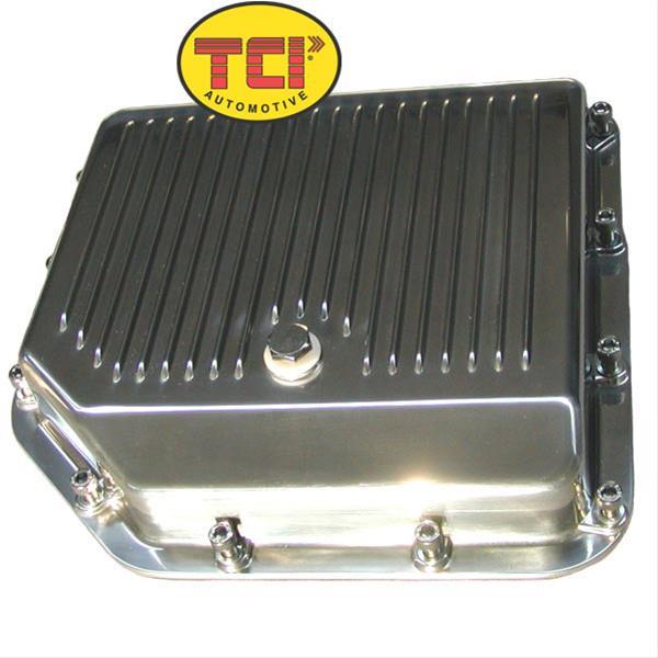 Automatic Transmission Pan, Stock Capacity,Aluminum, Polished, GM, TH350, Each