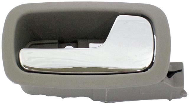 interior door handle - front right - chrome lever+gray housing