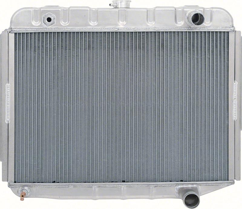 1973 Mopar B / E-Body Small Block With Std Trans 26" Wide 2 Row Aluminum Desert Cooler Radiator