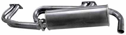 Exhaust System with Muffler