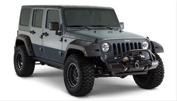 Fender Flares, Pocket Style, Rear, Black