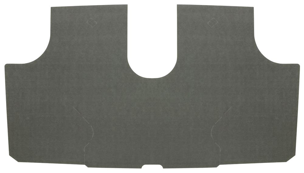 Trunk Mat, Felt, 1973-77 Grand Prix, Gray/Green