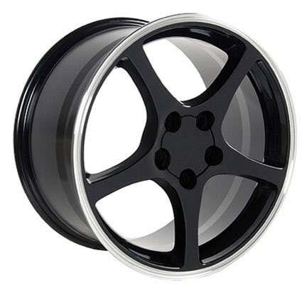 fälg C5 svart 17 x8.5