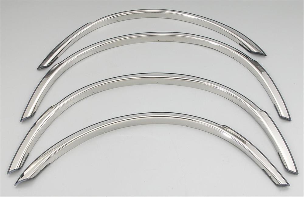 Fender Trim, Full, Stainless Steel, Polished, Ford, Pickup, SUV, Kit