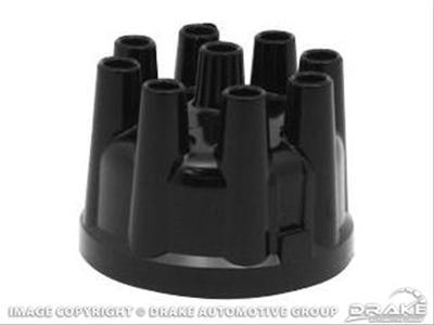 Distributor Cap, Female/Socket, Clamp Down, Black, Ford, Lincoln, Mercury, V8