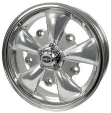 Wheel 5,5x15" silver with polished lip