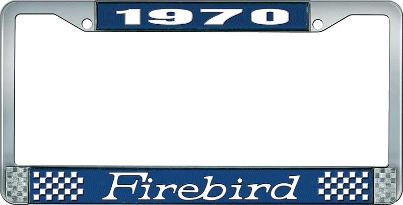 nummerplåtshållare, 1970 FIREBIRD - blå