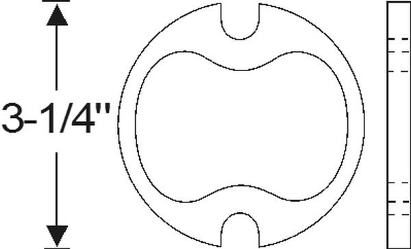 Parking and signal lens gasket