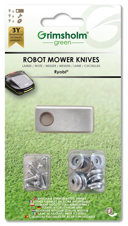 knife for Ryobi Roboyagi, 9 st