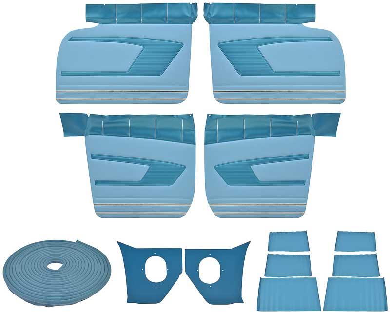 Door Panel Kit, Blue