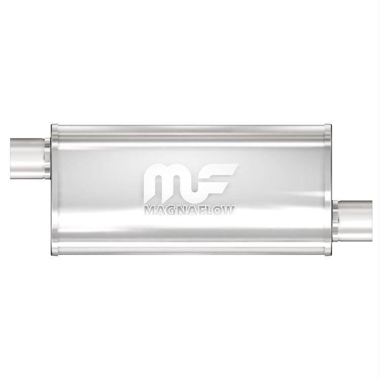 Muffler Stainless 18" Kropp, 2-1/2" O / O