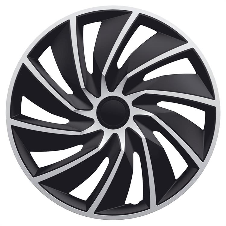 Set wheel covers Turbo 16-inch silver/black