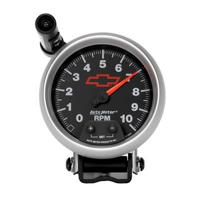 Tachometer, Sport-Comp II, Chevy Bowtie Emblem, 0-10,000 rpm, 3,75"