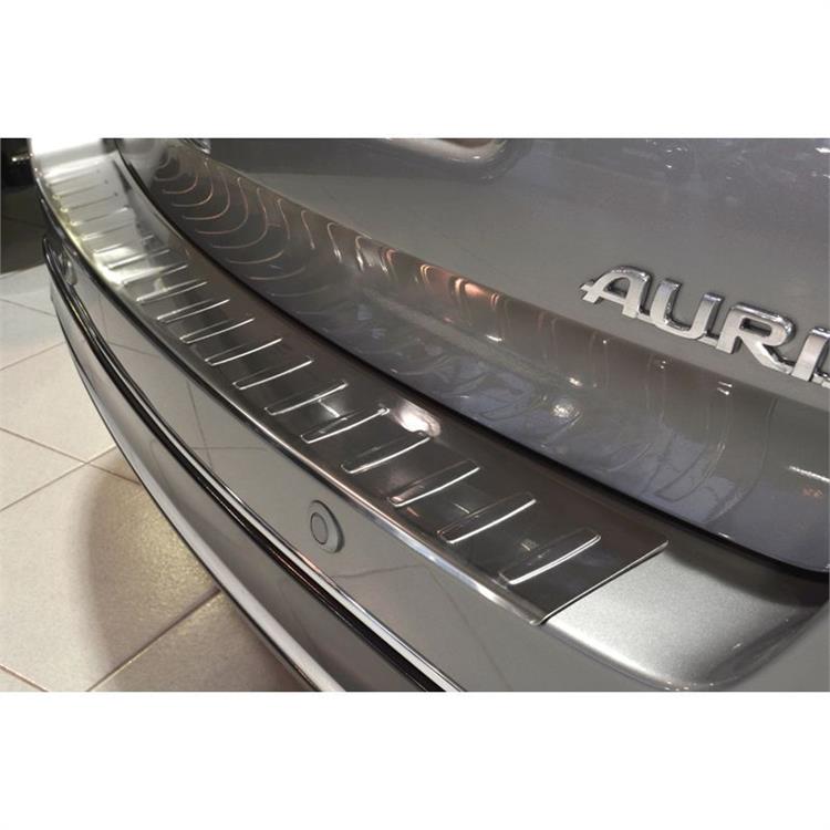 RVS Achterbumperprotector passend voor Toyota Auris Touring Sports 2013-2015 'Ribs'