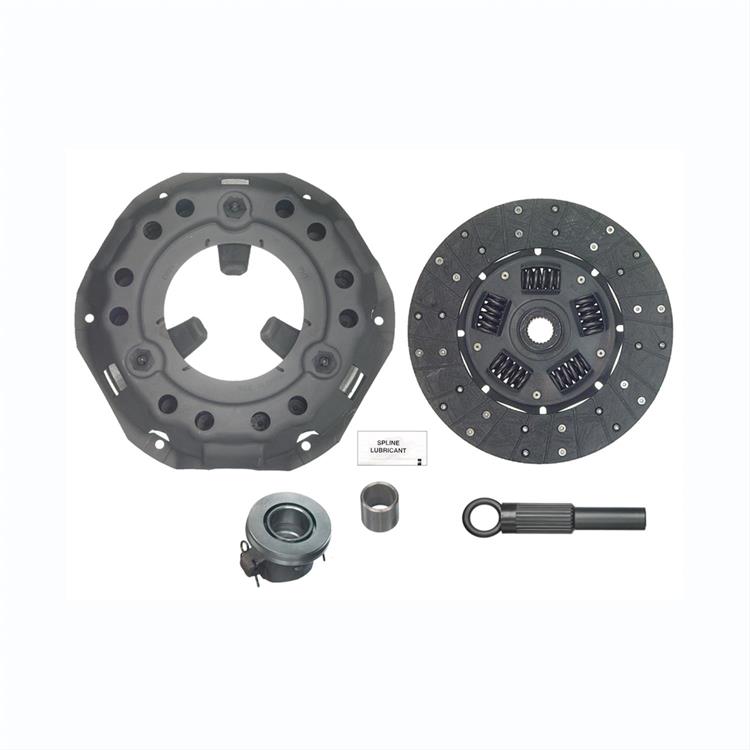 Clutch Kit, Organic, 1 in. Diameter Shaft, 23-Spline, 10 in. Diameter Disc, Dodge, Plymouth, L6, V8, Kit