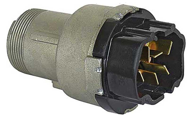 1970-76 Ford Ignition Switch; With 6 Blade-Style Terminals