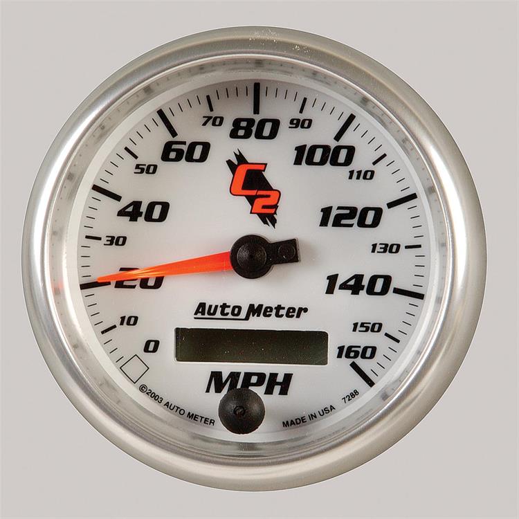 Speedometer 86mm 0-160mph C2 Electronic