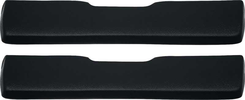 Arm rest pads, black 2-door