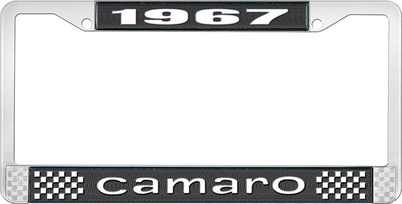 nummerplåtshållare, 1967 CAMARO STYLE 1 svart