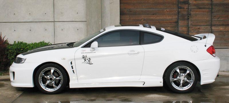 Chargespeed Sideskirts passend voor Hyundai Coupe GK 2002- (FRP)