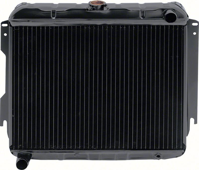 1963-64 MOPAR B-BODY REPLACEMENT 4 ROW COPPER RADIATOR - 225 MANUAL