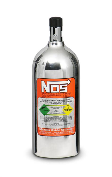 Bottle Nitrous Oxide 2,5lb Polerad, Mini Hi-flo