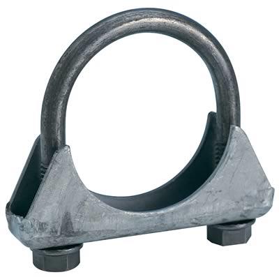 Exhaust Clamp, U-Bolt, Steel, 2.25"