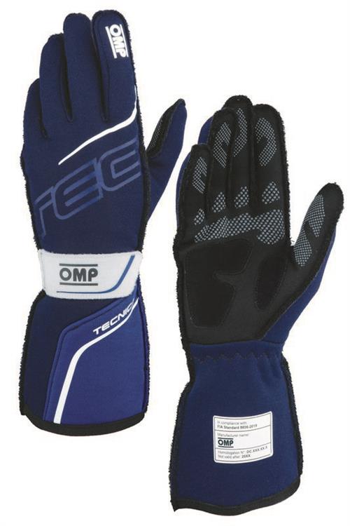 TECNICA GLOVES FIA 8856-2018 NAVY BLUE / ROYAL BLUE SZ. S