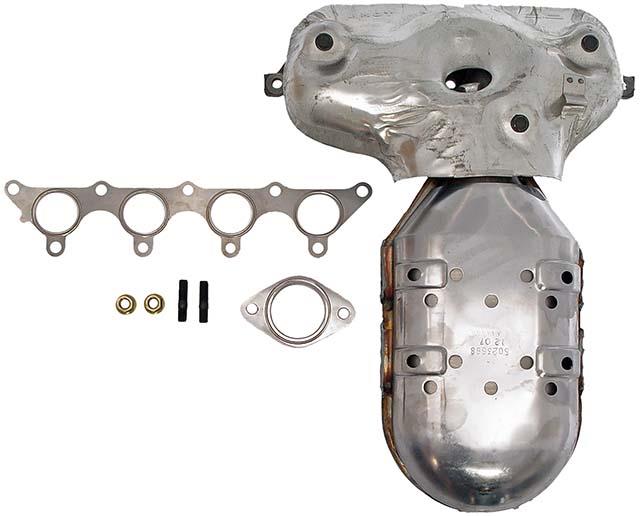 Exhaust Manifold, Converter, OEM Replacement, Cast Iron, for Hyundai, Accent, 1.5, 1.6L, Each