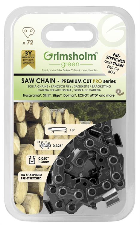 saw chain Premium Cut Pro 72 DL, .325" .050"/1.3mm