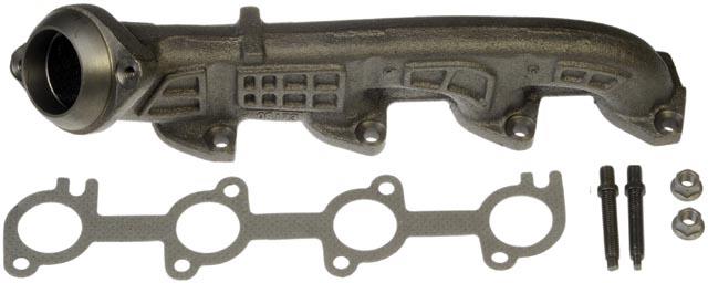 Exhaust Manifold, Passenger Side, Cast Iron, Natural, Ford, 4.6L, 5.4L, Each