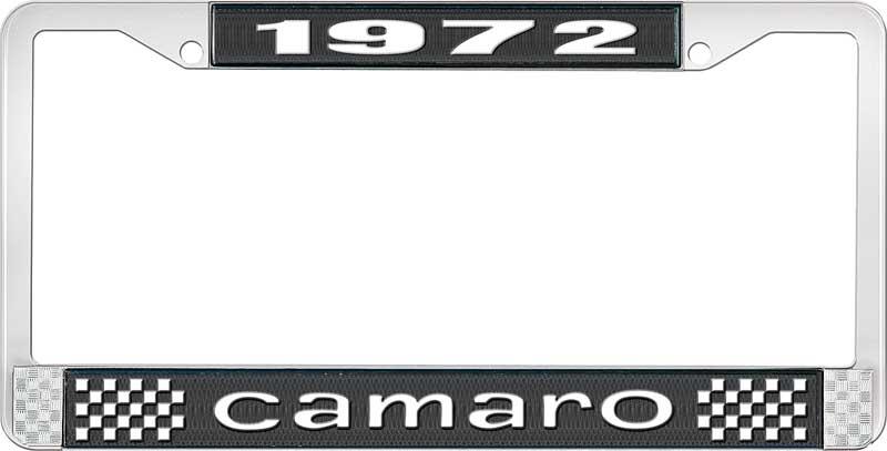 nummerplåtshållare, 1972 CAMARO STYLE 1 svart