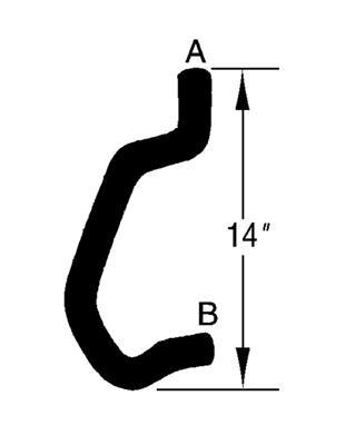 Curved Radiator Hose