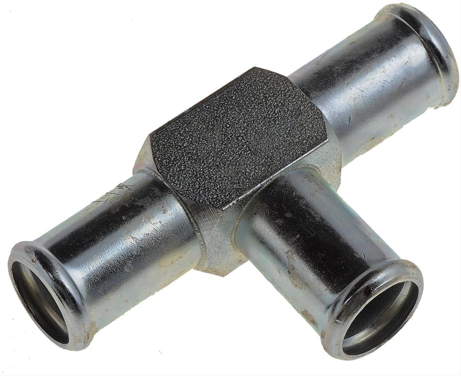 Hose Fitting, Tee, Steel, 5/8 in. Hose Barbs, Each