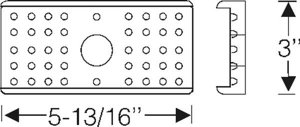 Rear spring pad