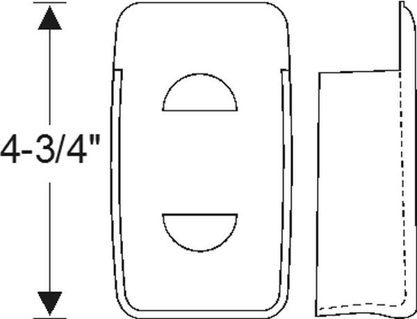 Rear bumper grommet